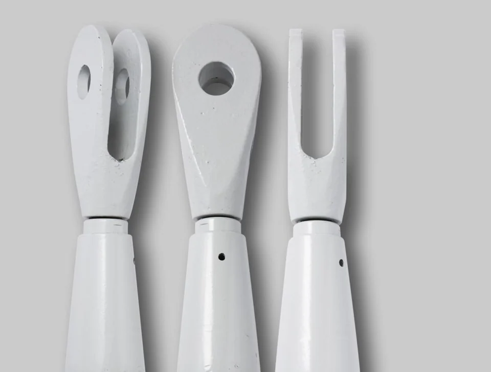 Reference photograph of architectural compression-strut ends