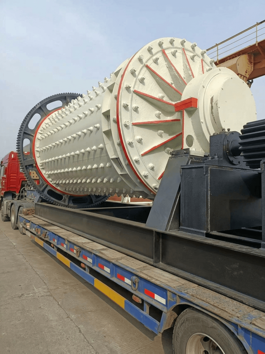 Rod mill equipment showing the operating environment for grinding applications