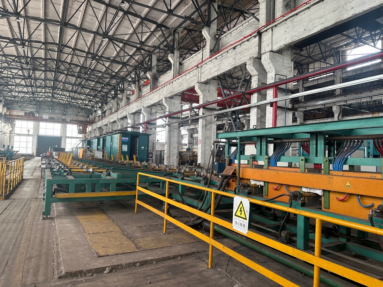 JOTAIN long-bar heat-treatment line used for order-specific material and process routes