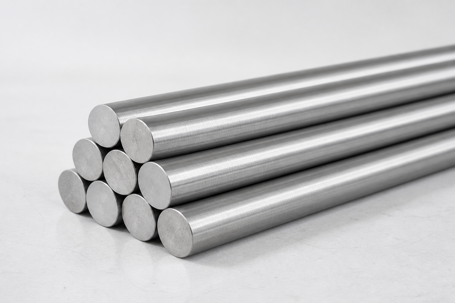 Bright precision-ground alloy steel round bars